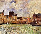 The Port Dieppe by Paul Gauguin